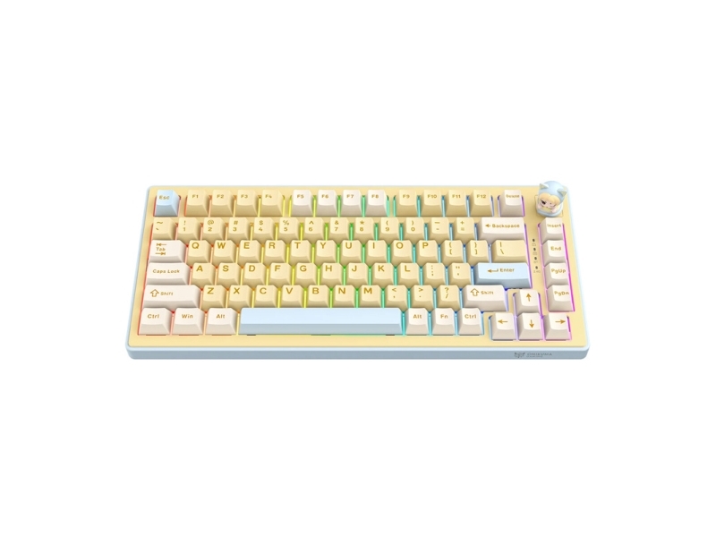 Onikuma Mt707 Gaming-Tastatur (Gelb)