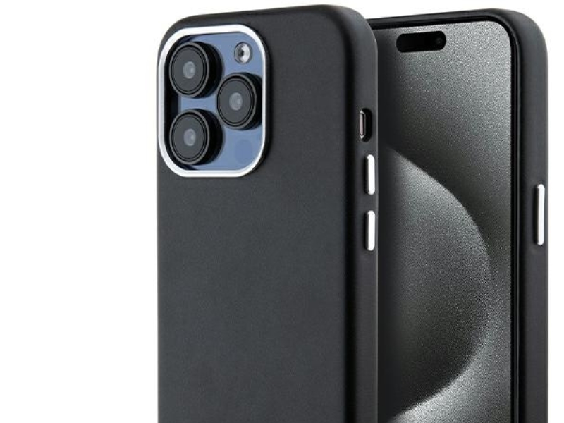 Bmw Signature Wrap Metal Magsafe Cover Til Iphone 14 Pro - Sort