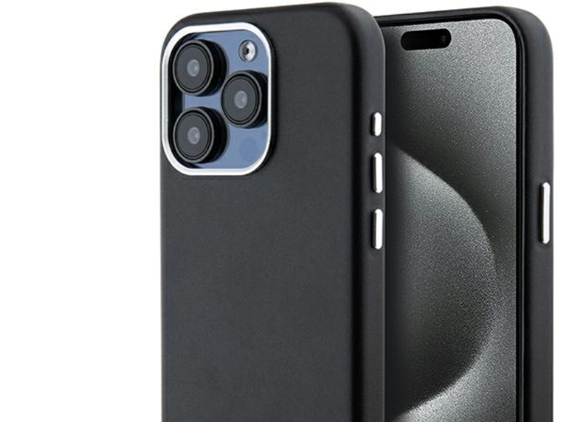 Bmw Signatur Indpakket Metal Magsafe Cover Til Iphone 15 Pro - Sort