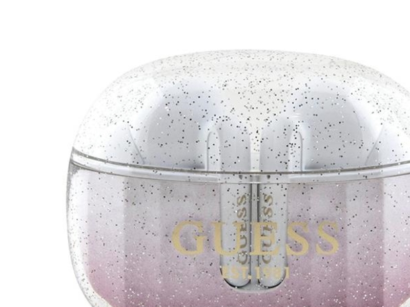 Guess Glitter Gradient kuulokkeet (GUTWSHDGKEEP) vaaleanpunainen