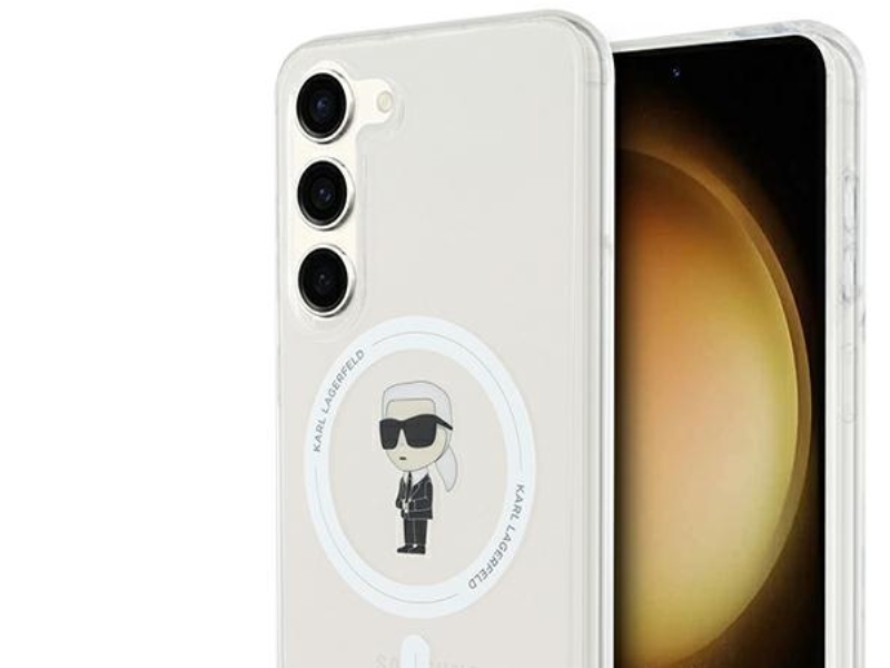 Karl Lagerfeld Iml Ikonik Magsafe Abdeckung Til Samsung Galaxy S23 - Transparent