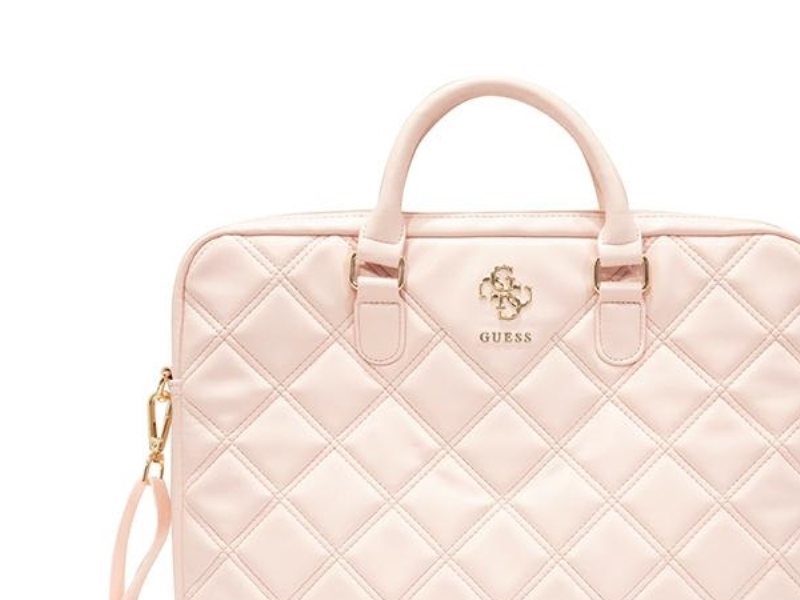 Guess krepšys kompiuteriui GUCB15ZPSQSSGP 16″  rožinės spalvos Quilted 4G