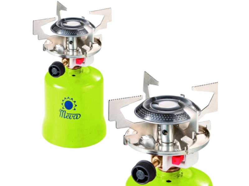 Campingkök med gas för punkterbara gaspatroner FOCUS piezo-tändning 1,4 kW | Köksapparater - Storköksutrustning - Övriga | GameStuff