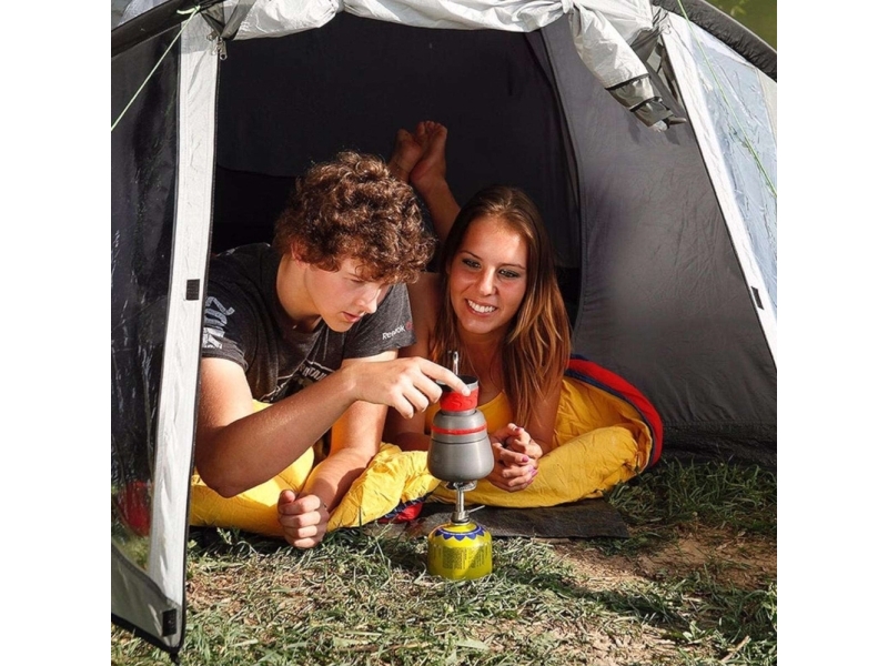Meva HIKER gasbrännare för gaspatroner (ventil eller gängad) 70 g 2,4 kW | Utomhus - Outdoor utrustning - Fotogenlampor | GameStuff