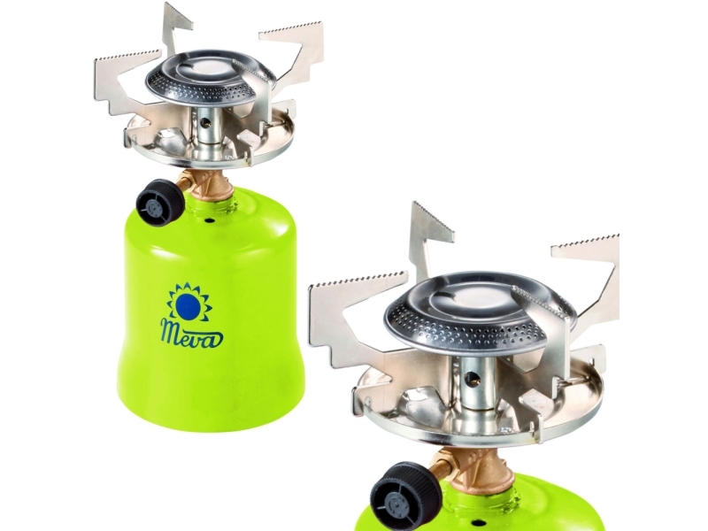 MEVA gasol campingkök med punkterade gastuber FOCUS 1,4 kW | Utomhus - Outdoor utrustning - Fotogenlampor | GameStuff