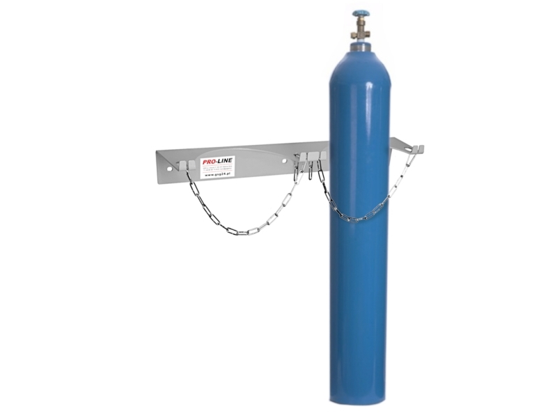 Vægbeslag til 2 gasflasker, maks. diameter 250 mm PRO-LINE gasflasker