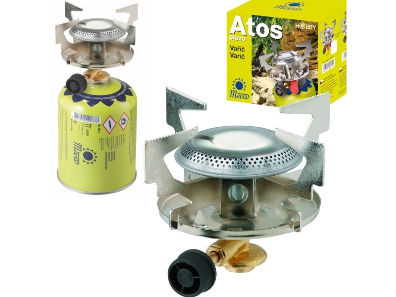 Portabelt gasolkök för gaspatroner med gänga 7/16 ATOS 1,8 kW | Köksapparater - Storköksutrustning - Övriga | GameStuff