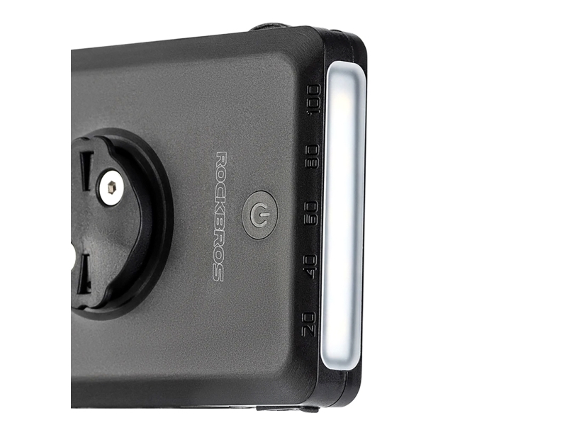 Rockbros JP008 frontsykkellykt med powerbank 5000mAh 150lm IPX6 - svart