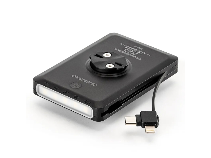 Rockbros JP008 cykellampa fram med powerbank 5000mAh 150lm IPX6 - svart