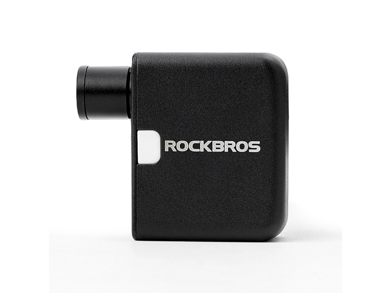 Rockbros 42320008001 Mini Elektrisk Cykelpumpe Til Schrader / Presta-Ventiler 100Psi - Sort
