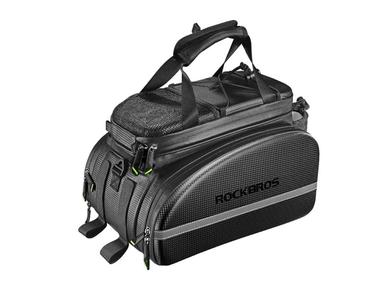 Rockbros A6-6 Cykelbag Til Bagagebærer, 35 L, Med Udslagslommer - Sort