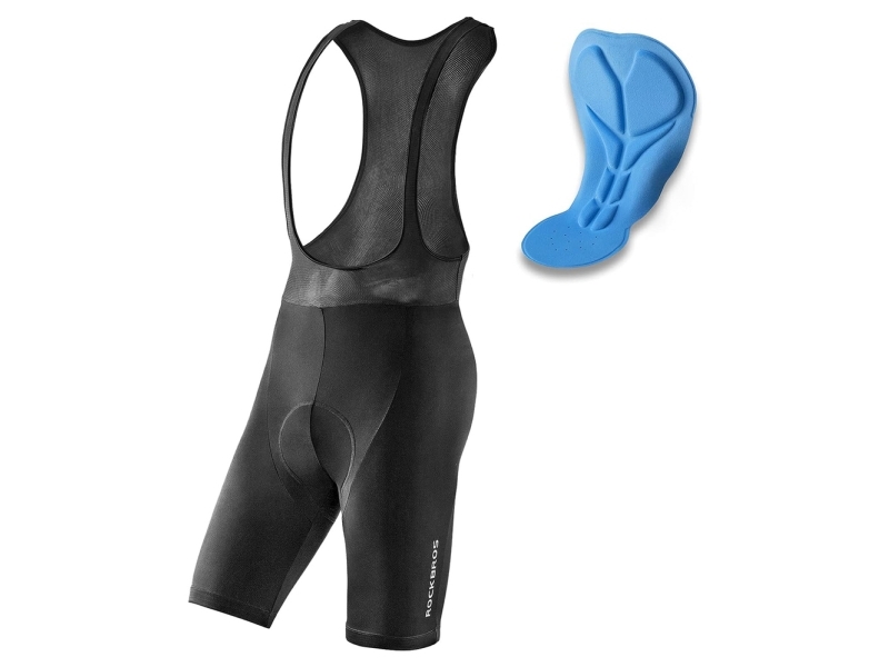 Rockbros RK2002M korta bibshorts med M-insats - svart