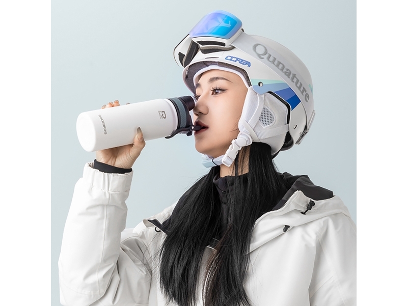 Rockbros 35210029006 termoflaske til cykling til drikkevarer 650 ml - hvid