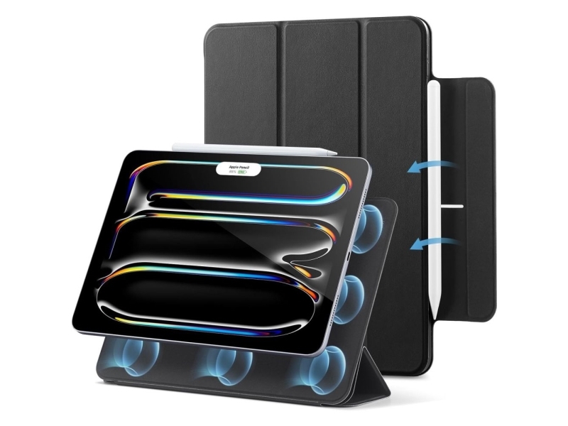 Esr Bordcover Til Ipad Pro 13 2024 (7. Gen) Magnetisk Sort