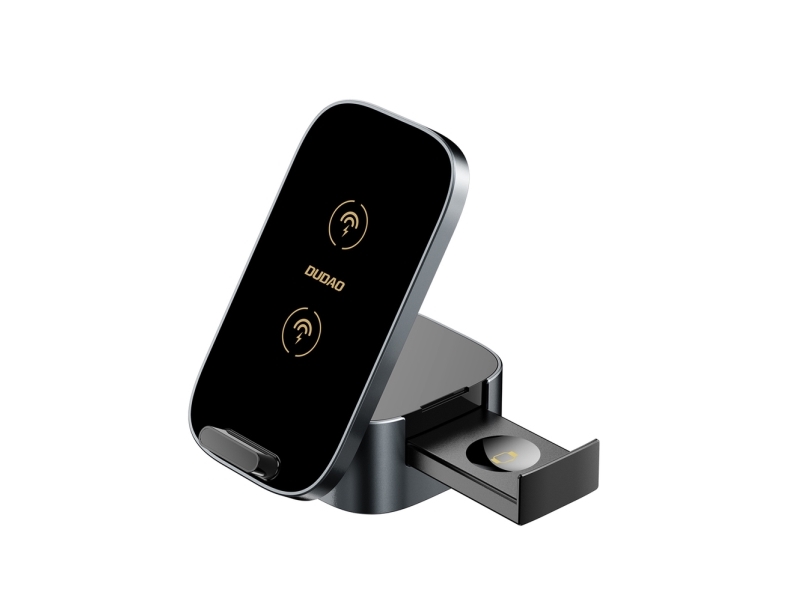Dudao A11Pro+ 3-i-1 trådlös laddningsställ 15W svart