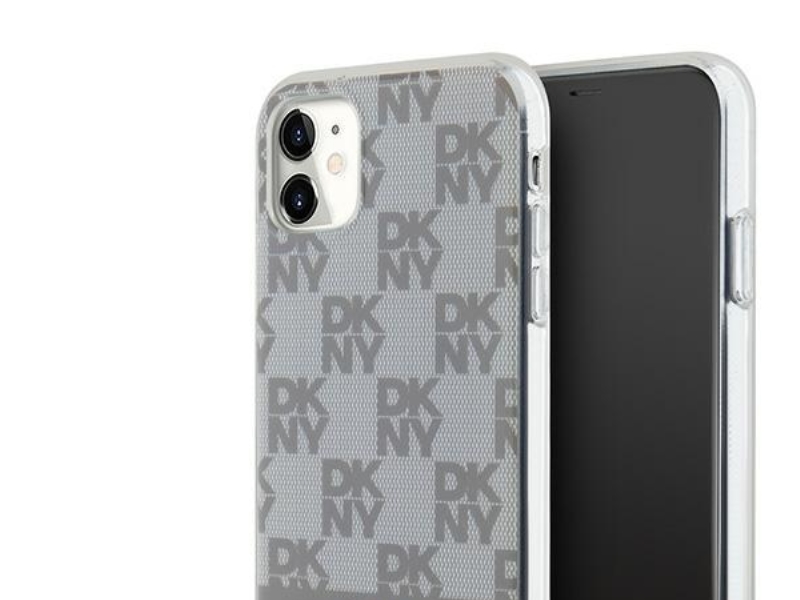Dkny Iml Ternet Mono-Mønster Og Trykte Striber Magsafe Cover Til Iphone 11 / Xr - Beige