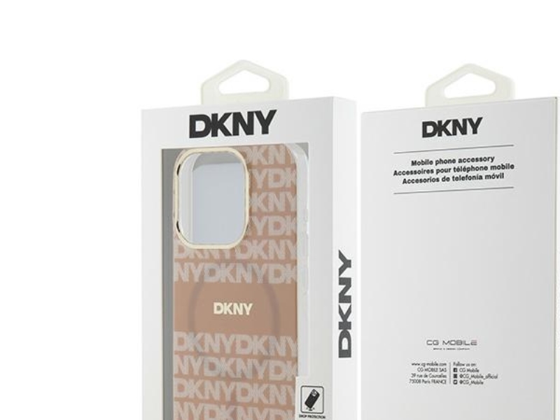 Dkny Iml Mono & Stripe Magsafe Cover Til Iphone 13 Pro / 13 - Pink