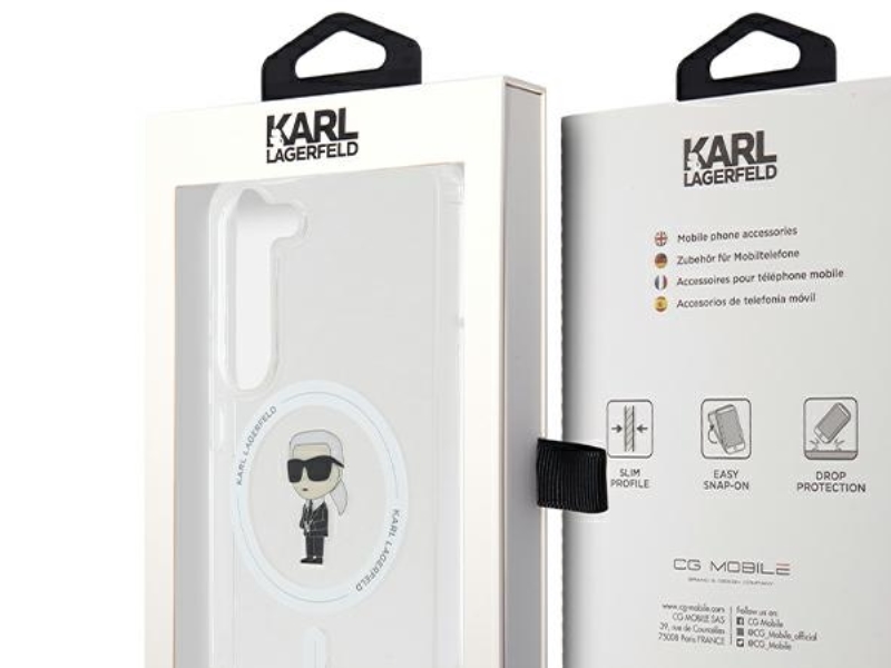 Karl Lagerfeld Iml Ikonik Magsafe Abdeckung Til Samsung Galaxy S24 - Transparent