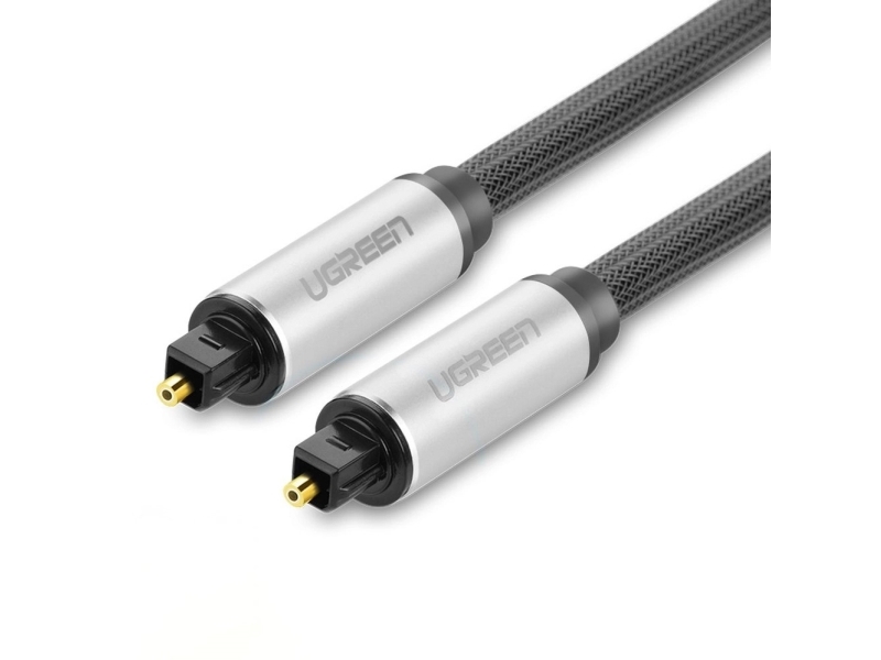 Kabel Ugreen UGREEN AV108 Kabel optyczny Toslink Audio, aluminiowy z oplotem, 2m