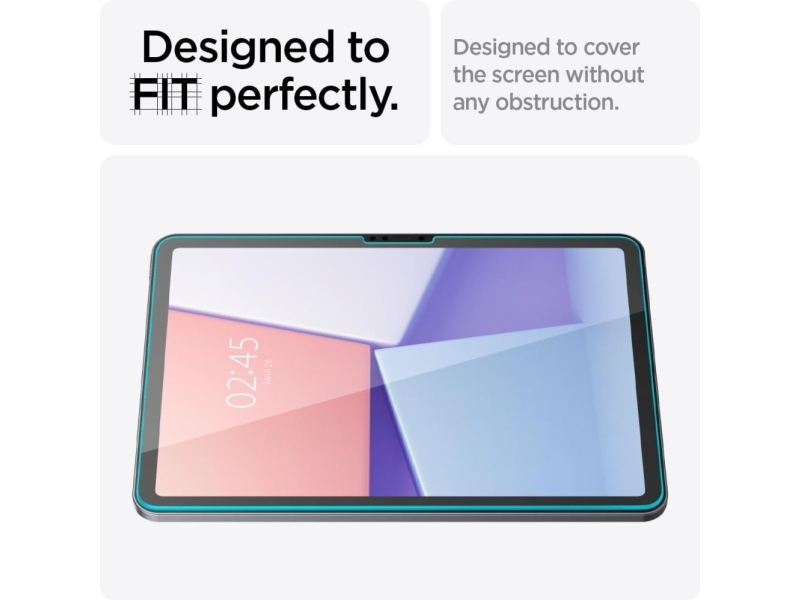 Spigen Glas.tR EZ Fit hærdet glas til iPad Air 11 (2024/2025/2026)
