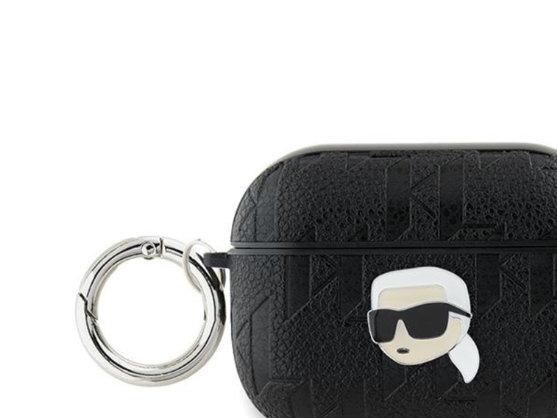 Karl Lagerfeld Karl Lagerfeld KLAP2PGKIPK AirPods Pro 2 (2022/2023) cover sort/black Monogram Karl Head