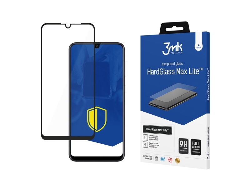 3Mk Hardglass Max Lite Hærdet Glas Til Samsung Galaxy A30/A50/A30s/A50s/A40s - Sort