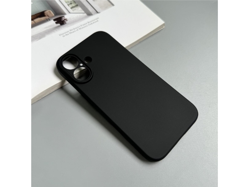 Etui Soft Case na iPhone 16 - svart