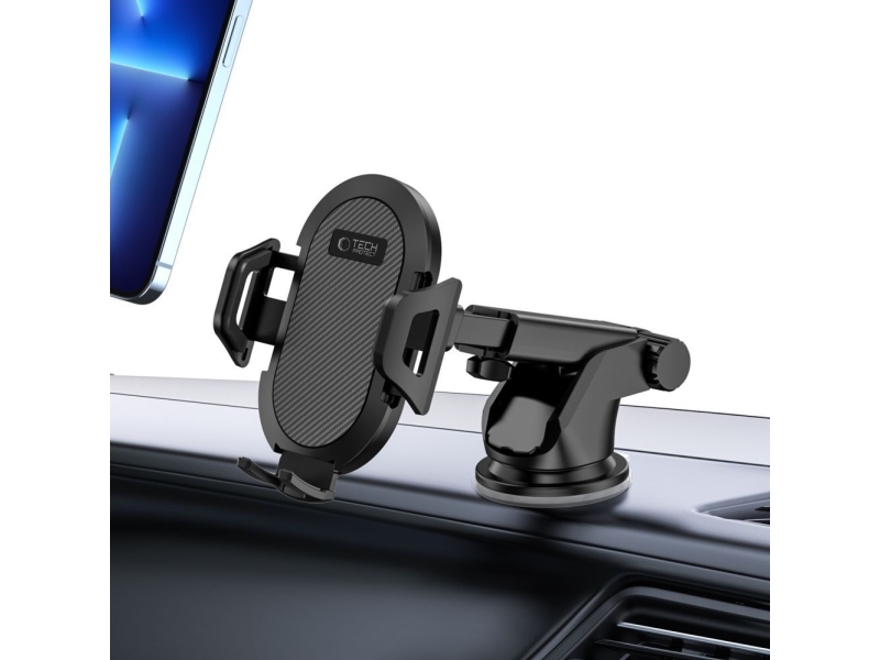 Tech-Protect V1 Car Phone Holder for Windshield / Cockpit - Black