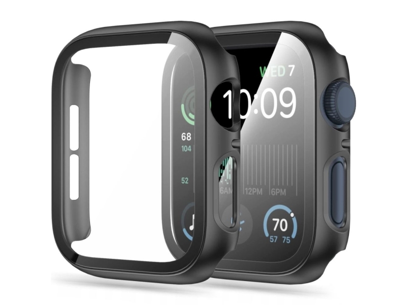 Tech-Protect Defense360 Cover Til Apple Watch 4 / 5 / 6 / Se (44 Mm) - Sort