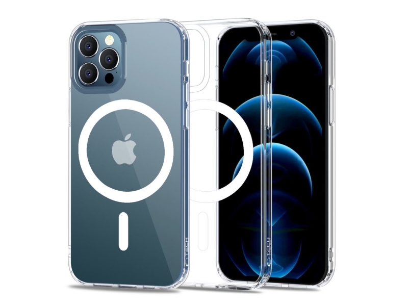 Tech-Protect Magmat Magsafe-Case Für Iphone 12 / 12 Pro - Transparent
