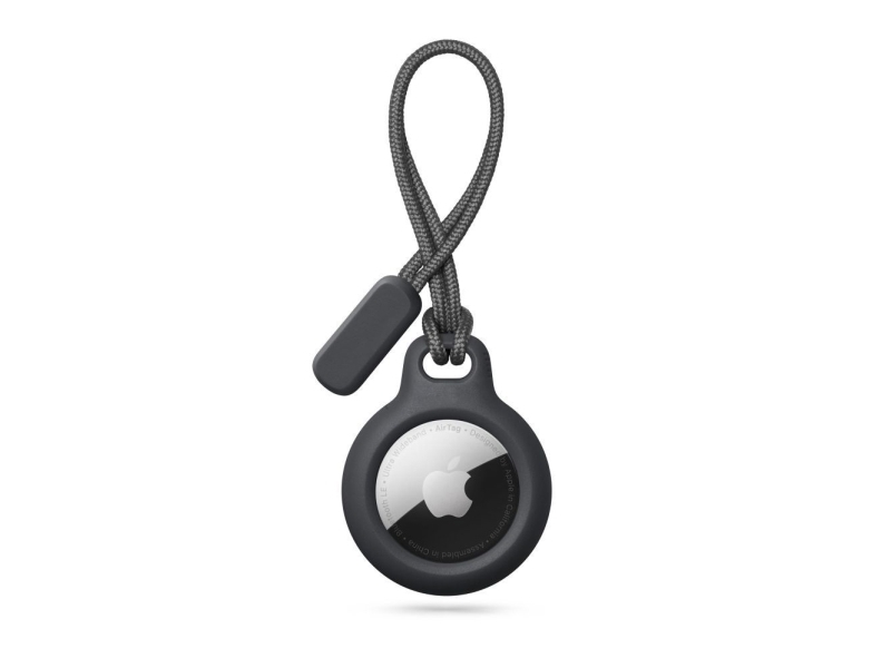Tech-Protect Rough Chain Apple AirTag Case with Pendant - Black