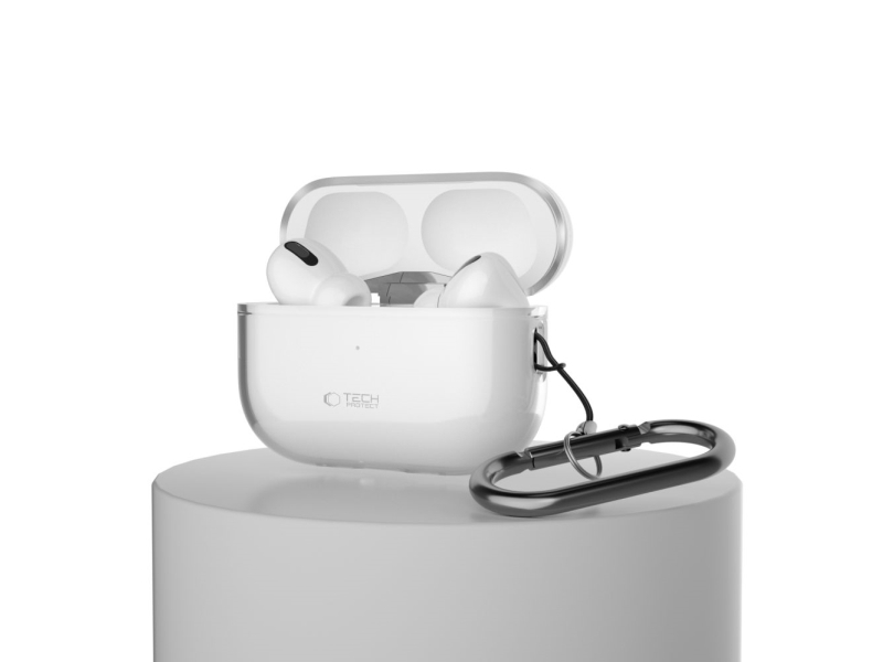 Tech-Protect FlexAir Case for Apple AirPods Pro 1 2 - Transparent - Bild 3