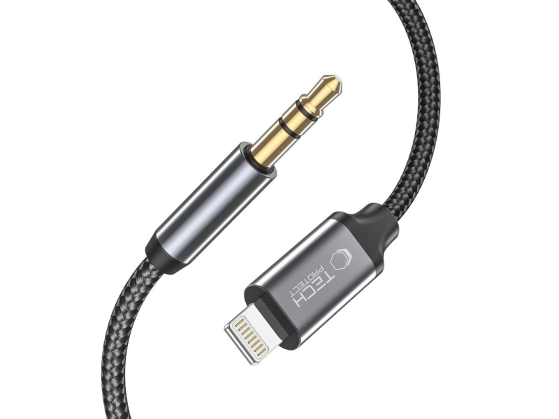 Tech-Protect UltraBoost Lightning audio cable / mini jack 3.5mm 1m