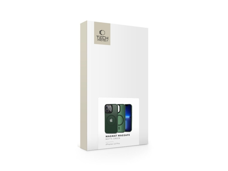 Tech-Protect MagMat MagSafe Case for iPhone 13 Pro - Matte Green