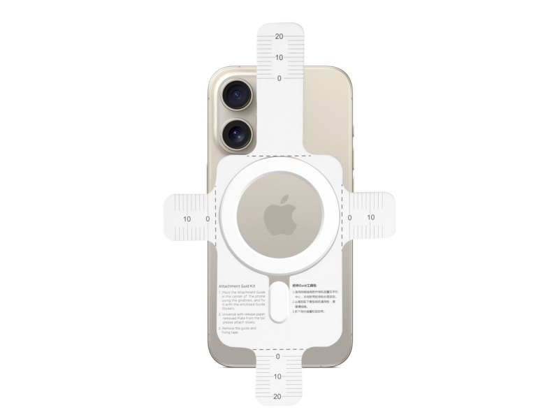 Tech-Protect MagMat MagSafe magnetisk ring - hvit