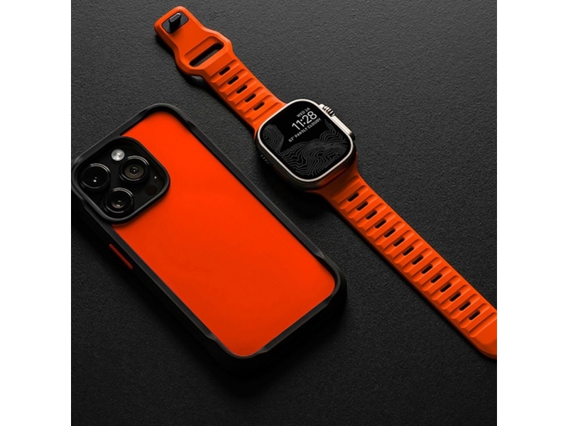 Tech-Protect IconBand Line Strap for Apple Watch 4 / 5 / 6 / 7 / 8 / 9 / SE / Ultra 1 / 2 (42 / 44 / 45 / 49 mm) - Orange