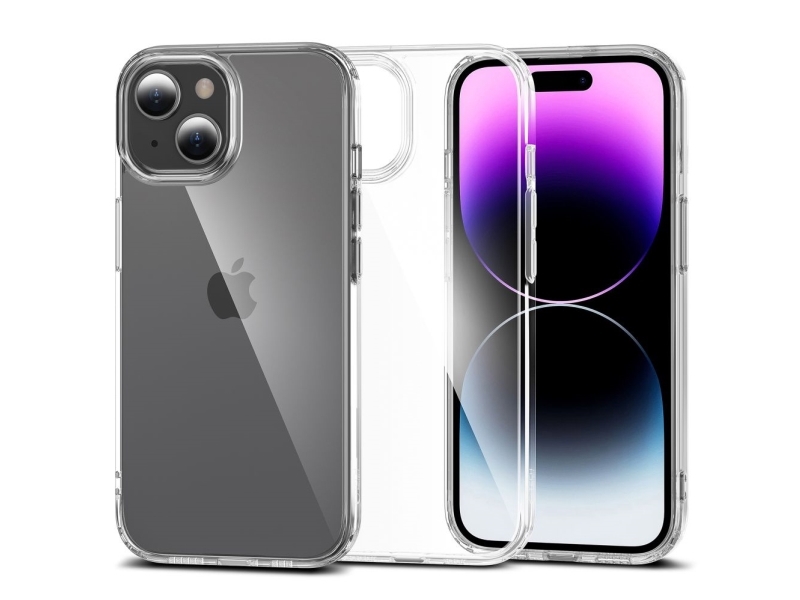 Tech-Protect FlexAir hybridcover til iPhone 15 - gennemsigtig