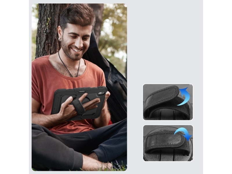 Tech-Protect Solid360 Case for iPad Air 11" (2024/2025/2026) - Black