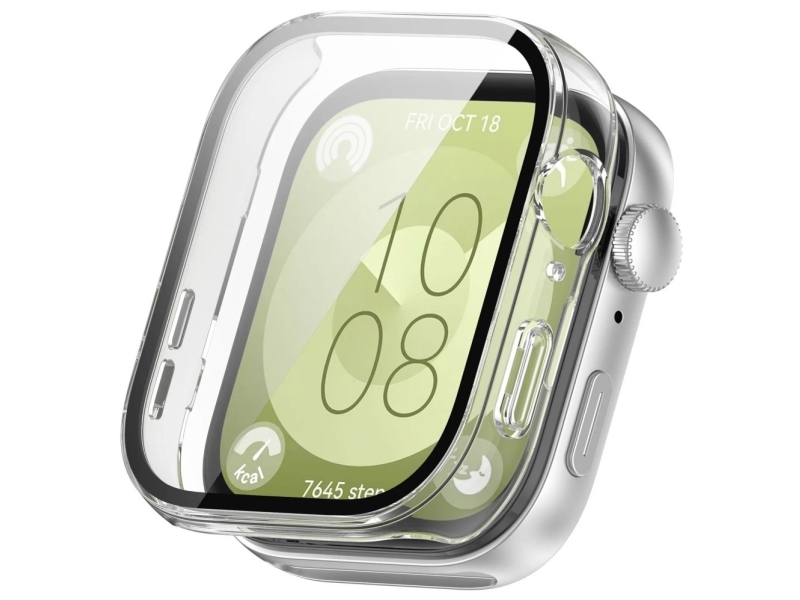 Tech-Protect Defense360 etui til Huawei Watch Fit 3 - gennemsigtigt