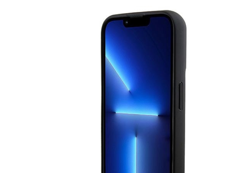 Dkny 3D Gummimønster Cover Til Iphone 15 Pro - Sort