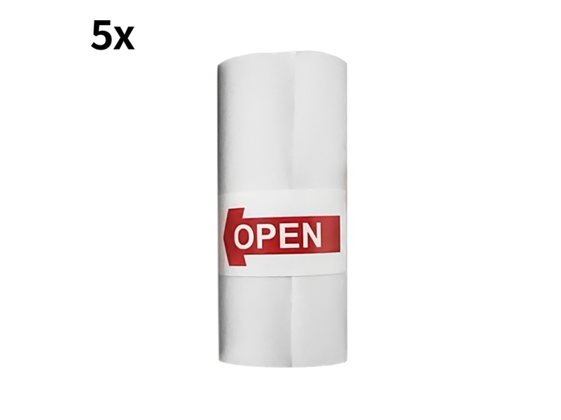 Hurtel HURC10N5 Rolls for Thermal Printer Camera HURC10/ Wozinsky WDT - White (5 pcs.)