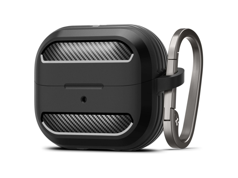 Spigen Rugged Armor, Hülle, Thermoplastische Polyurethane (Tpu), Schwarz