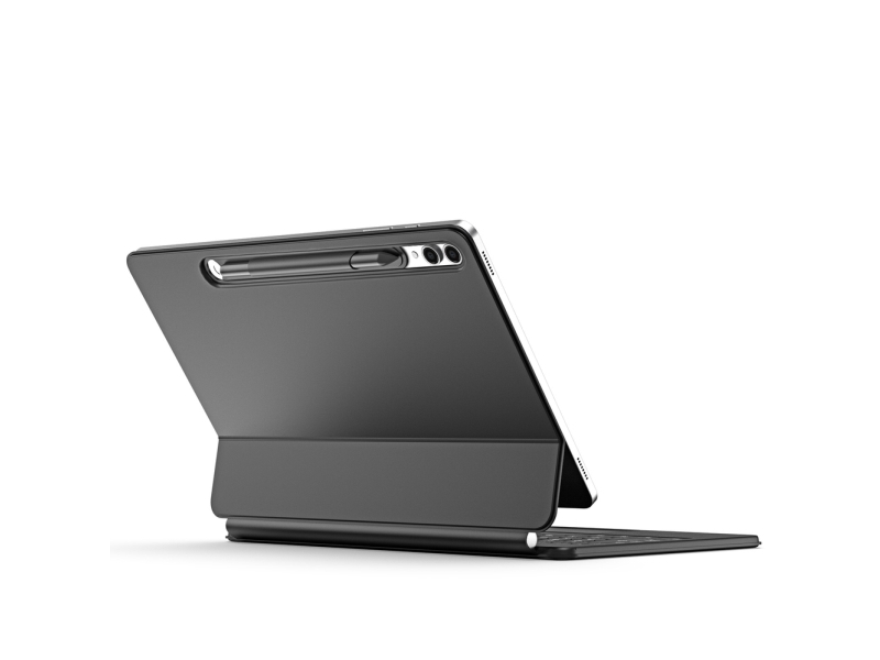 Dux Ducis Keyboard (Mk Serie) Tasche Mit Bluetooth Tastatur Für Samsung Galaxy Tab S9 / S8 / S7 - Schwarz