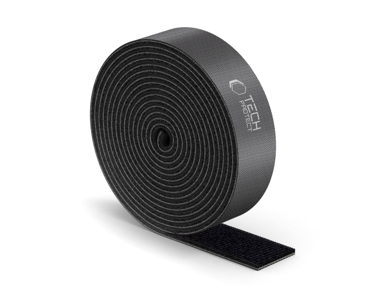 Tech-Protect Velcro Cable Organizer 3m - black