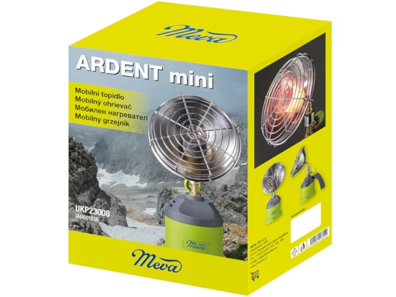 Meva Ardent Mini Saulės Šildytuvas Dujų Kasetei 1Kw
