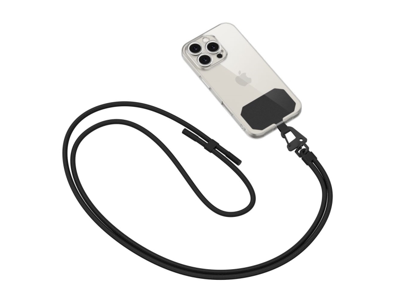 Tech-Protect telefonrem Tech-Protect C5s Rope Crossbody Strap Black | Sport & Träning - Sportutrustning - Lopp | GameStuff