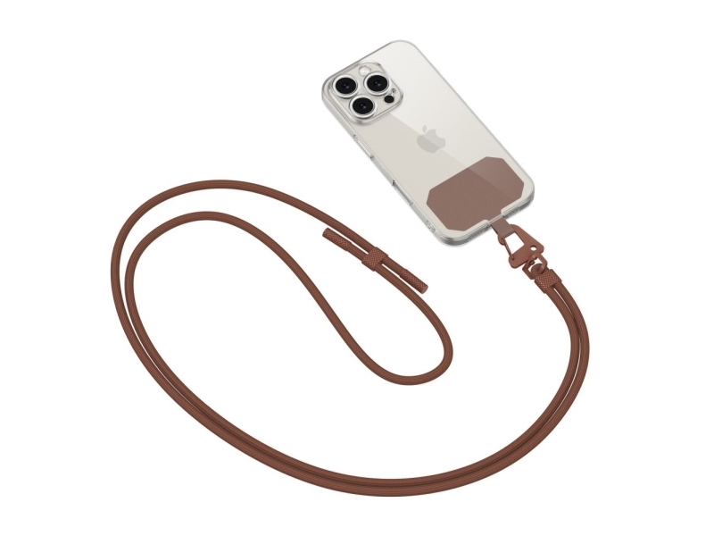 Tech-Protect TECH-PROTECT C5S ROPE crossbody-rem, sjokoladebrun
