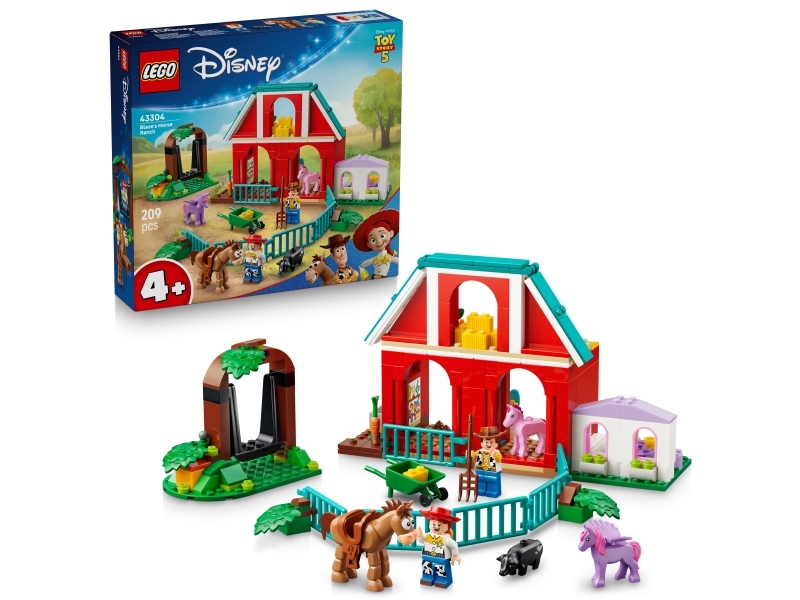 LEGO ® Disney - Toy Story 5 - Blazes Hestefarm 43304 - 209 Dele