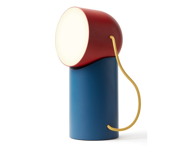 Lexon Orbe, Blau, Rot, Gelb, Acrylnitril-Butadien-Styrol (Abs), Aluminium, Glas, Schlafzimmer, Kinderzimmer, Flur, Tisch/Bank, Büro, Ipx4, 1 Glühbirn