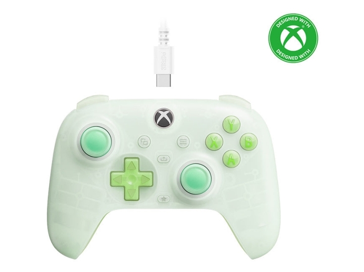 8Bitdo Ultimate Mini, Gamepad, PC, Xbox One, Xbox Series S, Xbox Series X, D-måtte, Knappen Tilstand, Knappen Vælg, Knappen Start, Analog/digital, Le
